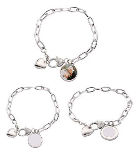 Yz Pulsera En Blanco Por Sublimación De 5 Piezas, Pulsera