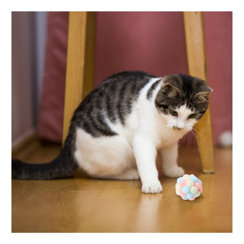 L Pelota Elástica W Funny Cat Toy Juguetes Creative Col Mk0w