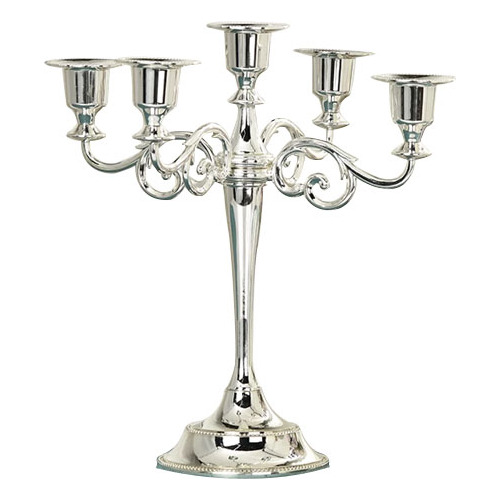 Candelabro Menorah Con 5 Velas Para Israel Judío, Grande, Do