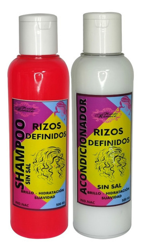 Kit X6 Shampoo O Acondicionador Rizo Definido Mundo Renaso