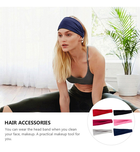 Diademas Deportivas Elásticas Para Yoga, Que Absorben El Sud