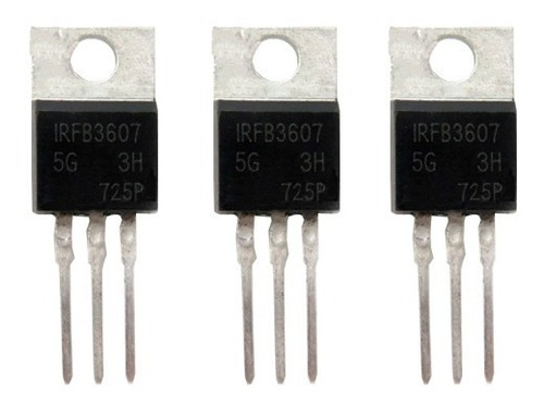 Irfb3607pbf Irfb3607 Mosfet Irfb 3607 Pbf - 3 Transistores 