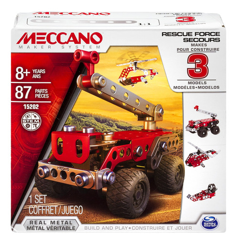 Meccano -erector Multimodels, Rescue Squad 3 Modelos