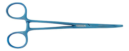 Pinça Rochester Pean Curva 18cm Plasma Azul Social Instrumentos.