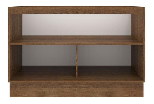 Balcão De Pia Madesa Agata 2 Portas - Rustic/preto