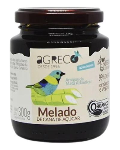 Kit 3x: Melado De Cana Orgânico Agreco 300g