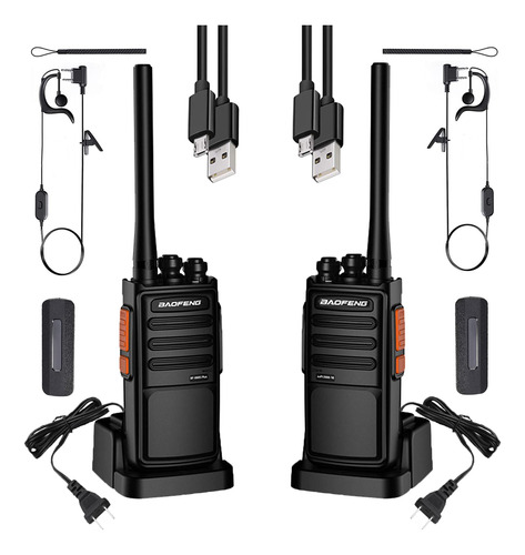 Baofeng Walkie Talkies Bf-888s Plus - Bateria Recargable De 