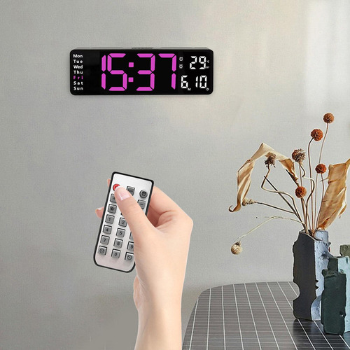 . Reloj De Pared Digital Reloj Montado En La Pared For Sala