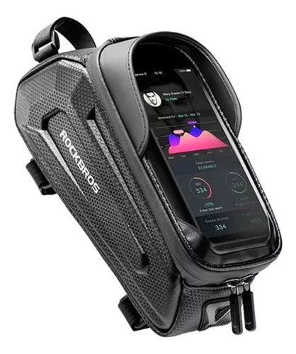 Bolso Rockbros Para Ruta Mtb Cuadro Celular Gps Impermeable 