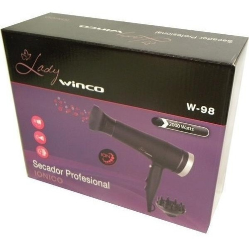 Secador De Pelo Winco Plegable Frio Calor W-98 Oferta !!