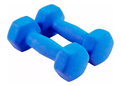 Pesas Mancuernas 2 Pza 2 Kg Neopreno Entrenamiento Fitness