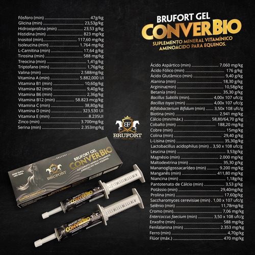 Brufort Equinos Probiótico Vitaminas Minerais Massa Muscular