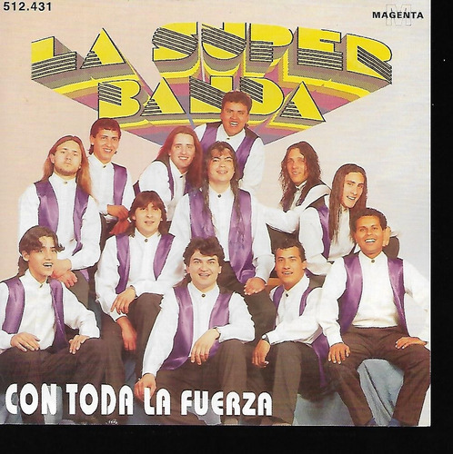 La Super Banda Album Con Toda La Fuerza Sello Magenta Cd