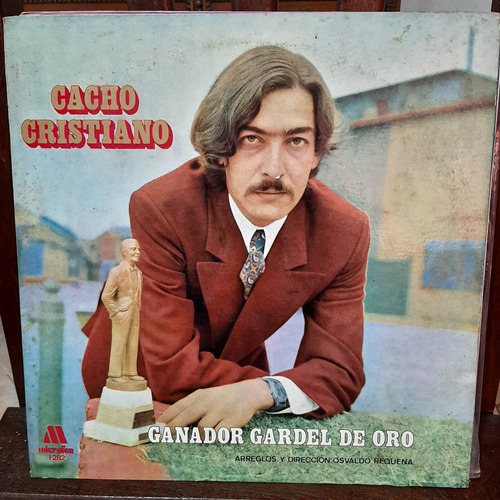 Vinilo Cacho Cristiano Ganador Gardel De Oro T3