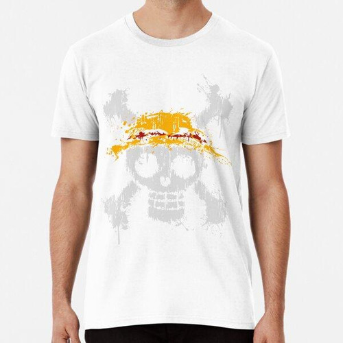 Remera Logotipo Pirata De One Piece Luffy Algodon Premium