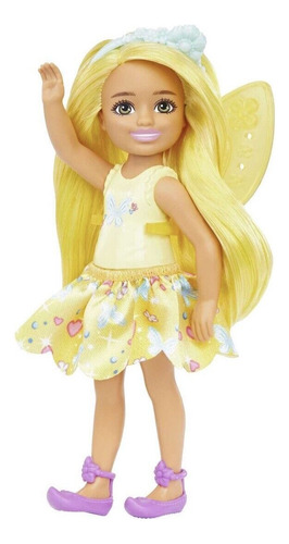 Barbie Chelsea Dreamtopia Con Alas - Rubia - Falda Amarilla