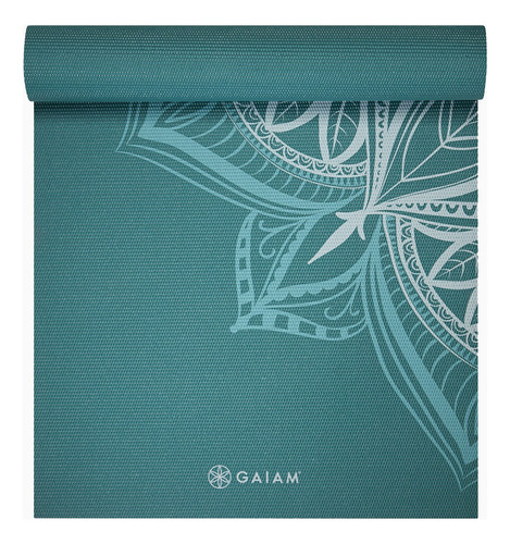 Mat Yoga 5mm Colchoneta Mats Gaiam N°1 Usa Ecológico- El Rey Color Deep Frost Point