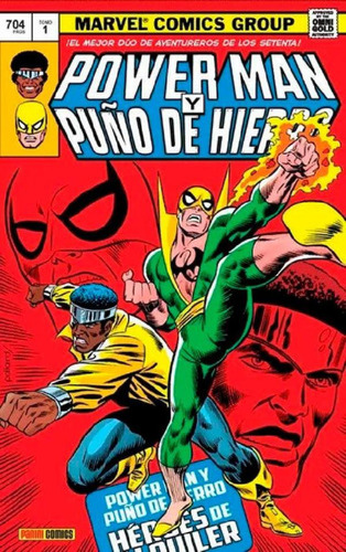 Libro - Marvel Gold Power Man Y Puño De Hierro 1 Héroes De 