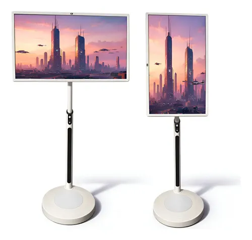 Smart TV Portátil 32" | Full HD Batería 8000mAh Base con Ruedas