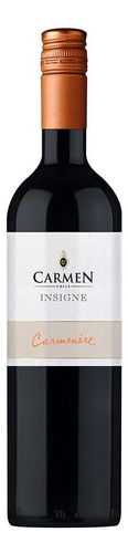 Vinho Chileno Tinto Carménère Insigne Carmen 750ml