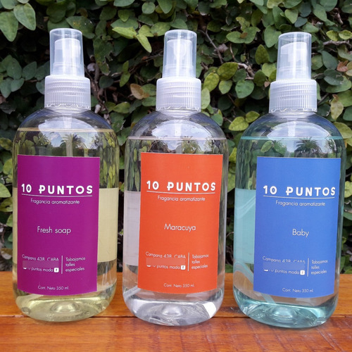 40 Aromatizantes Textiles 250ml + Personalizado + Diseño 