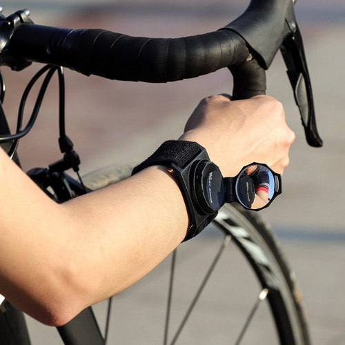 Oeste Biking Bike Pulso Espelho Retrovisor 360° Girar Convex