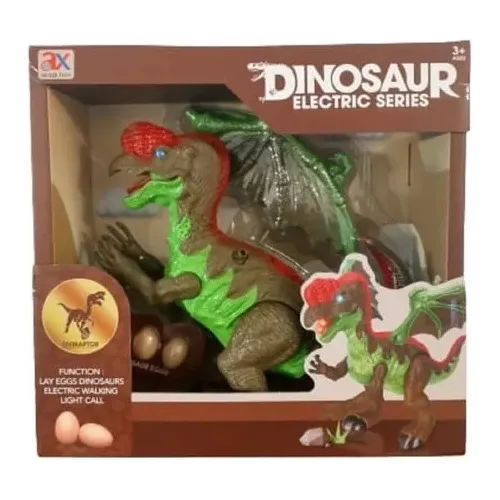 Dinosaurio Oviraptor Pone Huevos Camina Con Luz Y Sonido