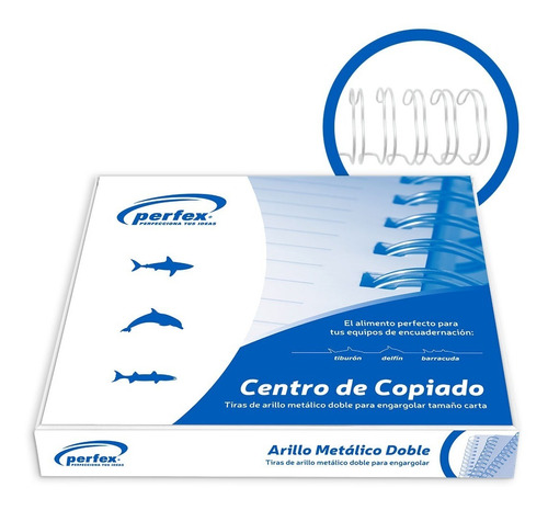 Perfex Arillo Metálico C Medida 3/8 Paso 3:1 Color Blanco