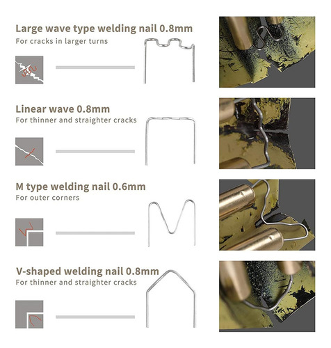 Pistola De Soldadura Para Reparación De Plástico Para Uñas,