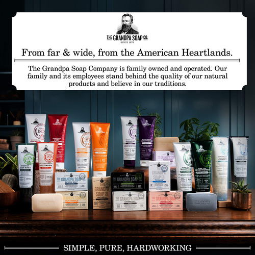 Soap The Grandpa Soap Company Pine Tar 3 En 1, 90 Ml, Paquet