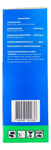 Kit Desratización Rastop Pellet 250g Todo Listo Para Usar 10