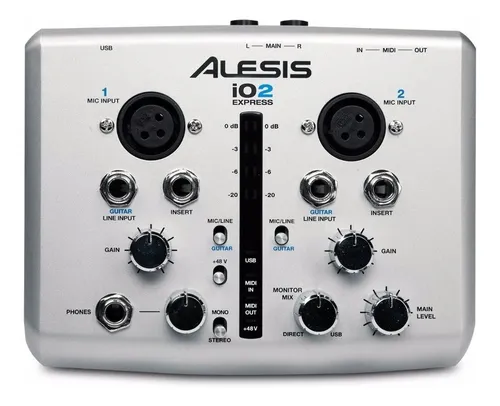 Alesis Io2 Placa De Sonido Externa Usb Igual A M-track