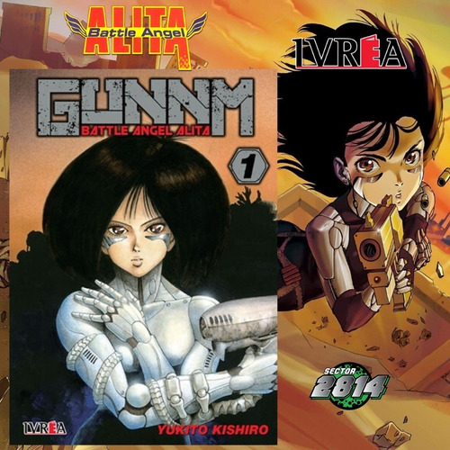 Gunnm Battle Angel Alita # 01 Ivrea | MercadoLibre