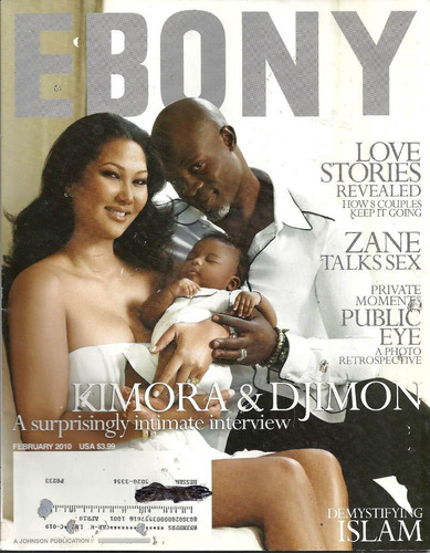 Ebony: Kimora Lee Simons & Djimon Hounsou / Michael Strahan