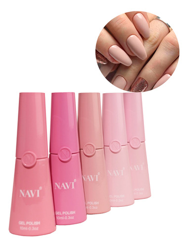 Navi Gel Polish Esmaltes Semipermanent Uv/led 10ml Nueva Img