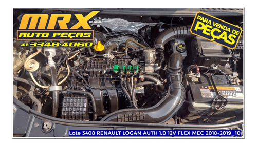 Sucata Renault Logan Auth 1.0 3cc Flex 2019 Pecas