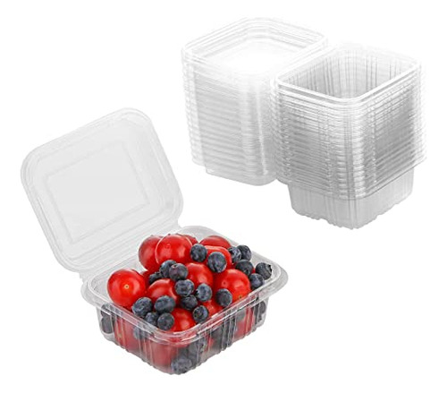 Disposable Transparent Plastic Packaging Box (50 Count)...