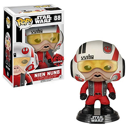 Figura Funko Pop! Star Wars Nien Nunb Con Casco #88, 9 Cm