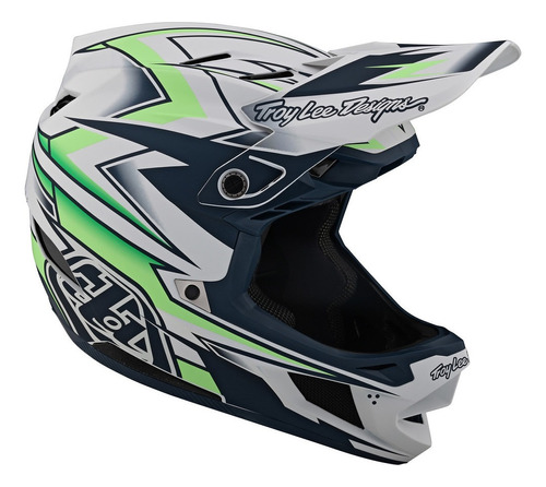 Casco De Ciclismo Troy Lee Designs D4 Composite D4 Composite Helmet Volt White No Aplica Blanco M