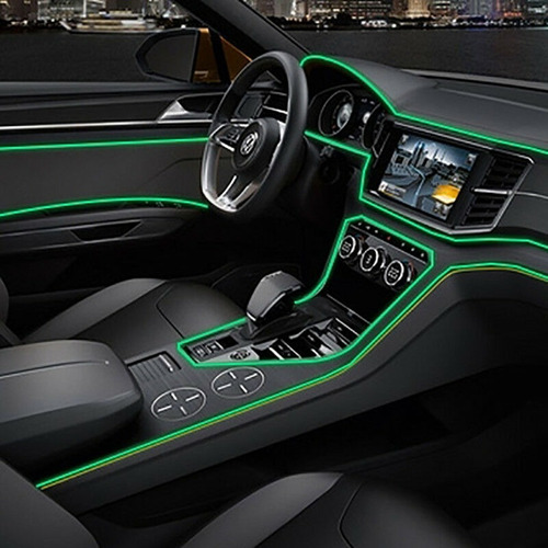 Linha De Luz Fria 2m T10 Carro Interior Luzes Led Carro C7k9