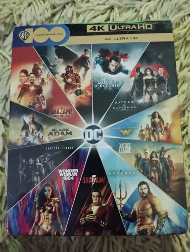 Box Blu Ray 4k Dc 11 Filmes Extended Universe Lacrado