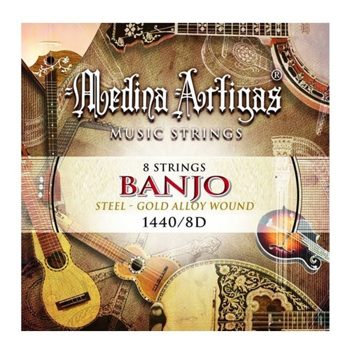 Cuerdas Banjo 8 Cuerdas Medina Artigas 1440