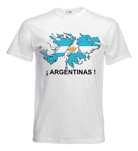 Remeras Estampadas Las Malvinas Son Argentinas