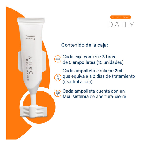 Pbserum Firmness Smartker Daily 15 Unidades De 2ml C/u Momento De Aplicación Día/noche Tipo De Piel Todo Tipo De Piel