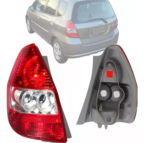 Lanterna Traseira Honda Fit 2003 2004 2005 2006 07 08 