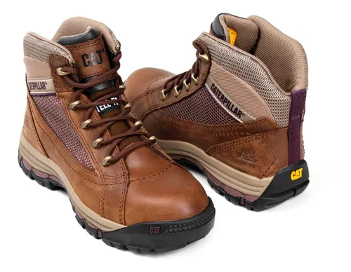 Bota Industrial Para Dama Caterpillar P90664 Caf Piel