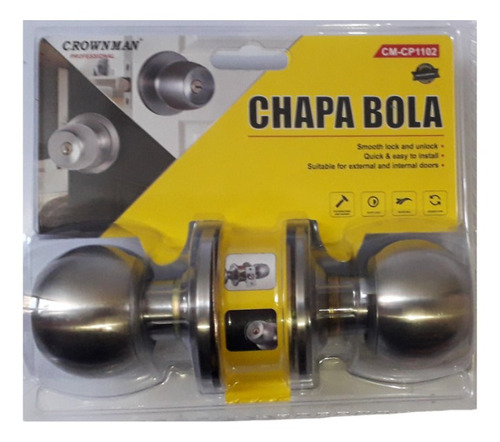 Cerradura Chapa Bola Puerta Dormitorio/baño