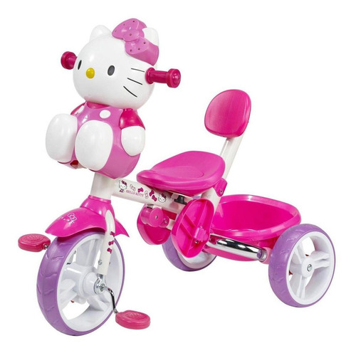 Imagen 8 de 11 de Triciclo Prinsel Candy Hello Kitty rosa