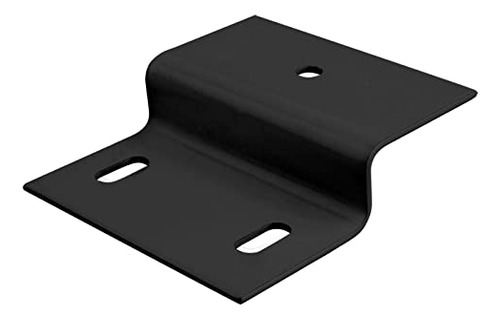 Soporte Muebles Z Acero 2mm Negro - 10 Paquetes