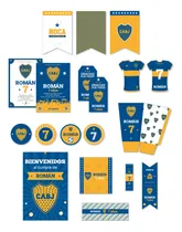 Comprar Kit Cumple Candy Imprimible Boca Juniors